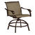 Living Accents Carlisle 7 pc Brown Aluminum Dining Set