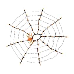 Sienna Net Light Spider Web Lighted Halloween Lights 3 ft. W x 3 ft. L 54 lights