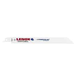 Lenox 8 in. L x 3/4 in. W Bi-Metal 18 TPI 1 pk Reciprocating Saw Blade