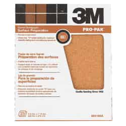 3M Pro-Pak 11 in. L X 9 in. W 80 Grit Garnet Sandpaper 25 pk