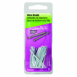 HILLMAN 16 Ga. x 1-1/2 in. L Galvanized Steel Brad Nails 1.5 oz.