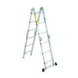 Werner 12 ft. H X 15 in. W Aluminum Articulating Ladder Type 1A 300 lb