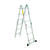 Werner 12 ft. H X 15 in. W Aluminum Articulating Ladder Type 1A 300 lb