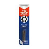 Best Way Tools TORX TORX Tamperproof Bit 1 in. L x T40 Screwdriver Bit Hex 1 pc. 1/4 in.