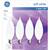 GE Lighting 25 watts CA10 Incandescent Light Bulb 155 lumens Soft White Bent Tip 4 pk