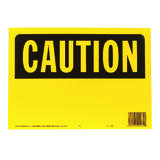 Hy-Ko English 14 in. W x 10 in. H Plastic OSHA Sign Caution