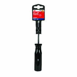 Ace Phillips No. 1 3 in. Screwdriver Black 1 Steel