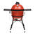 Kamado Joe 18 in. Classic I Charcoal Kamado Grill and Smoker Red