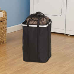 Household Essentials Hamper Krush 19 in. x 13 in. x 13 in. Mesh Black