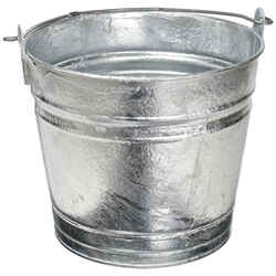 Behrens 14 qt Galvanized Pail Gray