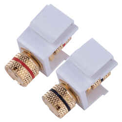 Monster Cable Just Hook It Up 1 pk Binding Posts Keystone Insert