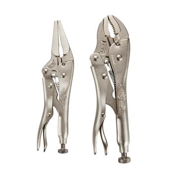 Irwin 6 & 7 in. Locking Pliers Set Gray 2 pk Alloy Steel