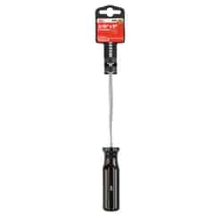 Ace 6 in. Slotted 3/16 Screwdriver Steel Black 1
