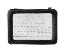 Custom Accessories Black Registration Holder 1 pk Used to store certificates, registration, photo