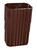 Genova DuraSpout 3 inch H X 2 inch W X 6.8 inch L Brown Vinyl Downspout Coupler