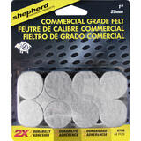 Shepherd Felt 1 in. Adhesive Brown Heavy Duty Anti-Skid Pads 1 in. W 48 pk