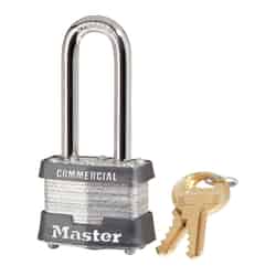Master Lock 1-5/16 in. H x 1-1/2 in. L x 1-5/8 in. W Double Locking Padlock Steel Keyed Alike 1