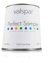 Valspar Perfect Sample Pure White Paint Sample 1 pt