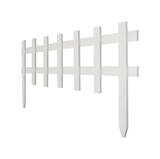 Greenes 36 in. L x 18 in. H Garden Fence White Wood