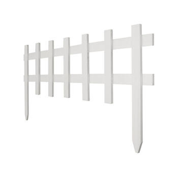 Greenes 36 in. L x 18 in. H Garden Fence White Wood