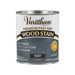 Varathane Semi-Transparent Worn Navy Oil-Based Urethane Modified Alkyd Wood Stain 1 qt
