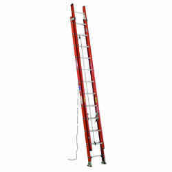 Werner 24 ft. H X 19 in. W Fiberglass Extension Ladder Type 1A 300 lb