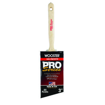 Wooster 3 in. W Polyester Paint Brush Angle Pro Series