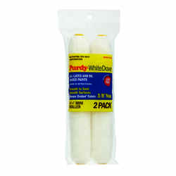 Purdy White Dove Dralon 6.5 in. W X 3/8 in. S Mini Paint Roller Cover 2 pk