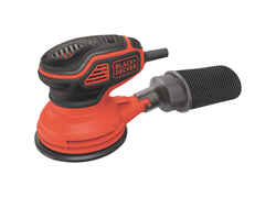 Black and Decker Corded 2.4 amps 14000 opm Random Orbit Sander Orange