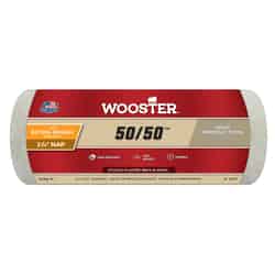 Wooster 50/50 Lambswool Polyester 9 in. W X 1-1/4 in. S Paint Roller Cover 1 pk