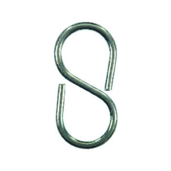 Ace Small Zinc-Plated Silver Steel 2-1/8 in. L Closed S-Hook 25 lb. 3 pk