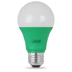 Feit Electric A19 E26 (Medium) LED Bulb Green 30 Watt Equivalence 1 pk