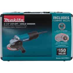 Makita 120 volts 7.5 amps 4-1/2 in. in. Cut-Off/Angle Grinder Small 11000 rpm Corded