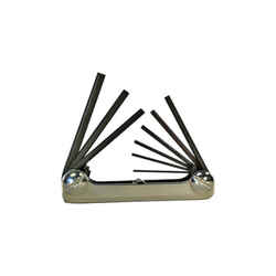 Eklind Tool .050 to 3/16 SAE Fold-Up Hex Key Set Multi-Size in. 9 pc.