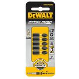 DeWalt Impact Ready Phillips 1 in. L x #2 in. Screwdriver Bit Black Oxide 1/4 in. 5 pc.