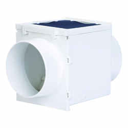 Ace 4 in. Dia. x 4 in. L Aluminum Black/Silver Heat Diverter