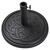 Bond Manufacturing Black Resin Stone Umbrella Base 17.7 in. W x 13.18 in. H x 17.7 L