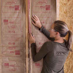 Owens Corning 15 in. W x 384 L R-13 Kraft Insulation Roll 40 sq. ft.