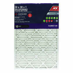 Ace 20 in. W X 30 in. H X 1 in. D Pleated Pleated Air Filter