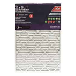 Ace 20 in. W X 30 in. H X 1 in. D Pleated Pleated Air Filter