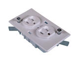 US Hardware RV Receptacle Conventional Duplex 1 pk