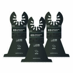 Imperial Blades OneFit 2-1/2 in. Dia. Oscillating Saw Blade 3 pk High Carbon Steel