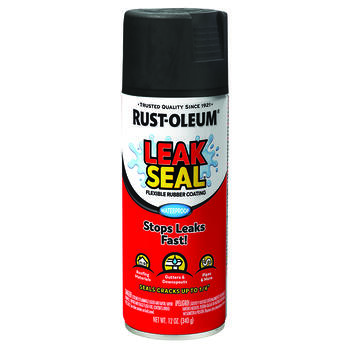 Rust-Oleum Black Leakseal Flexible Rubber Sealant 12 oz