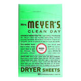 Mrs. Meyer's Clean Day Basil Scent Fabric Softener Sheets 80 pk