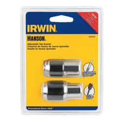 Irwin Hanson Steel SAE Adjustable Tap Socket Kit 1/2 2 pc.