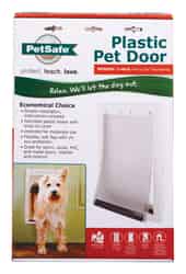 Petsafe Pet Door Medium For Pets up to 40 lb. 8-1/8 in. x 11-3/4 in. White Plastic