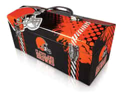 Sainty International 16.25 in. Steel 7.1 in. W x 7.75 in. H Cleveland Browns Art Deco Tool Box