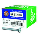 Hillman M6-1.00 mm Dia. x 50 mm L Heat Treated Steel Hex Head Cap Screw 50 pk