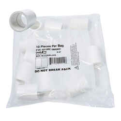 Charlotte Pipe Schedule 40 3/4 in. Slip T X 3/4 in. D Slip PVC Coupling