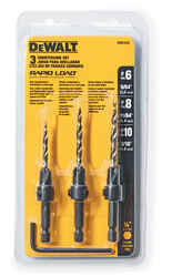 DeWalt Steel Countersink Set 1/4 in. Quick-Change Hex Shank 3